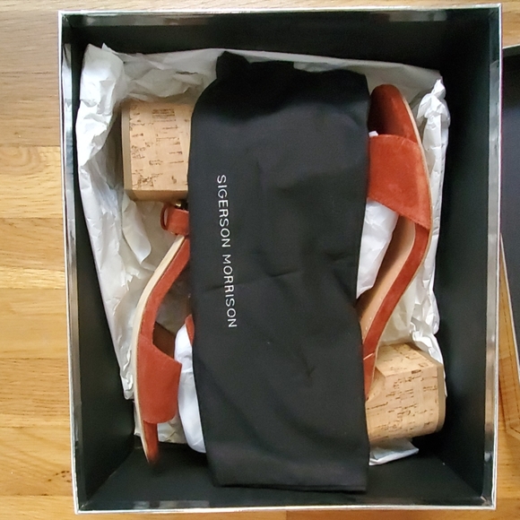 Sigerson Morrison cork heel city sandal - Picture 5 of 6